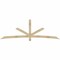 Ekena Millwork Alberta Rough Sawn Timber Gable Bracket, Douglas Fir, 108"W x 36"H x 2"D x 4"F, 8/12 Pitch GBW108X36X0204ALB00RDF - alternate 1